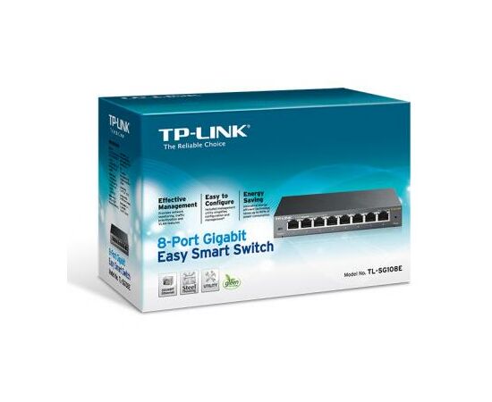 Коммутатор сетевой TP-Link TL-SG108E, изображение 5 Коммутатор сетевой TP-Link TL-SG108E, изображение 5
