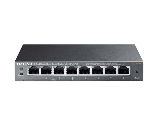 Коммутатор сетевой TP-Link TL-SG108PE, изображение 2 Коммутатор сетевой TP-Link TL-SG108PE, изображение 2