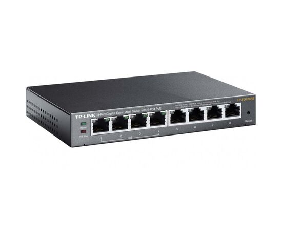 Коммутатор сетевой TP-Link TL-SG108PE, изображение 3 Коммутатор сетевой TP-Link TL-SG108PE, изображение 3