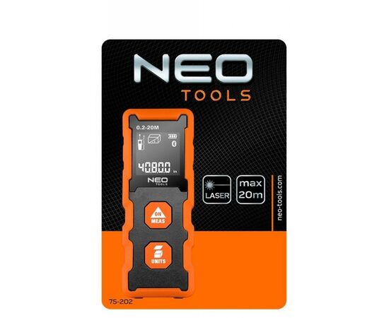 Дальномер Neo Tools 0,2 - 20 м (75-202), изображение 4 Дальномер Neo Tools 0,2 - 20 м (75-202), изображение 4