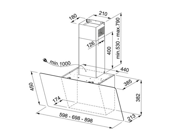Вытяжка кухонная Franke Evo Plus FPJ 705 V WH/SS (330.0528.061), изображение 2 Вытяжка кухонная Franke Evo Plus FPJ 705 V WH/SS (330.0528.061), изображение 2