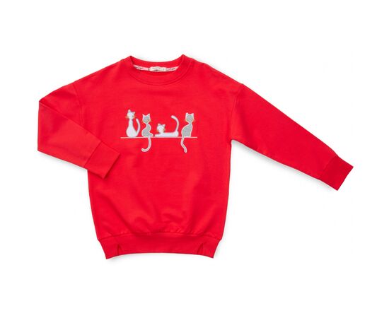 Кофта Breeze з котиками (13854-164G-coral)