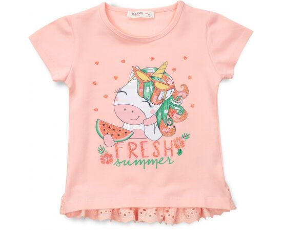 Набор детской одежды Breeze с единорогом (13741-116G-peach), изображение 2 Набор детской одежды Breeze с единорогом (13741-116G-peach), изображение 2