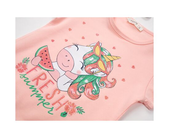 Набор детской одежды Breeze с единорогом (13741-116G-peach), изображение 7 Набор детской одежды Breeze с единорогом (13741-116G-peach), изображение 7