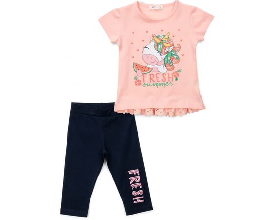Набор детской одежды Breeze с единорогом (13741-116G-peach)