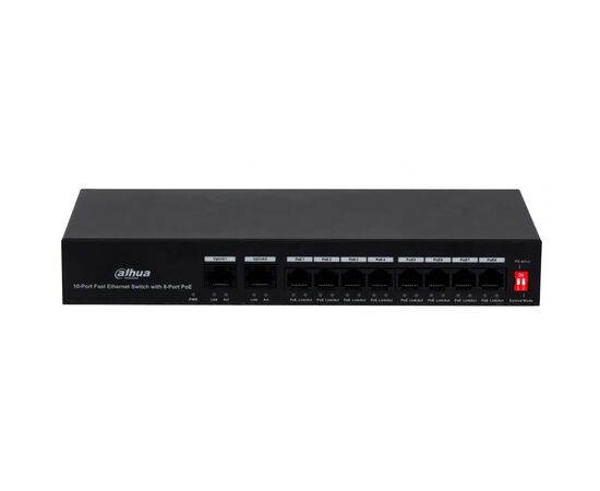 Комутатор мережевий Dahua DH-PFS3010-8ET-65