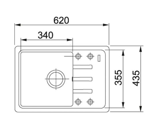 Мойка кухонная Franke Malta BSG 611-62 /114.0375.044, изображение 2