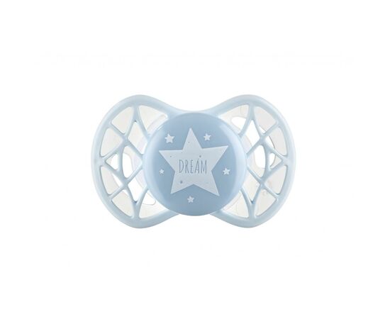 Пустышка Nuvita Air55 Cool 0m+ ортодонтическая голубая (NV7064BS)