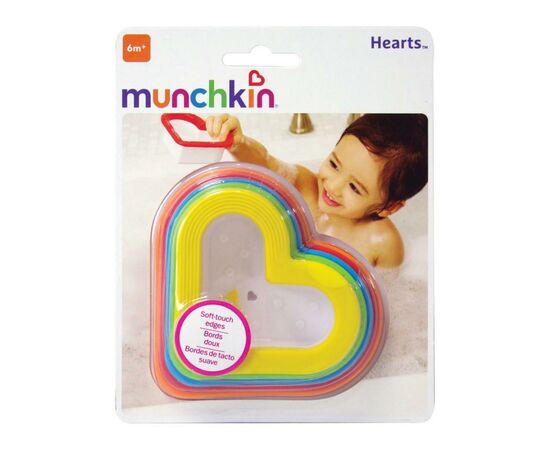 Іграшка для ванної Munchkin Сердечка (012312), зображення 2