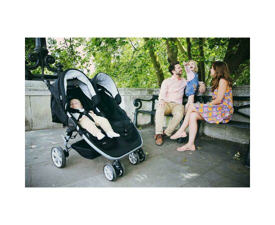 Коляска Britax-Romer B-AGILE DOUBLE Cosmos Black (2000033222), изображение 6 Коляска Britax-Romer B-AGILE DOUBLE Cosmos Black (2000033222), изображение 6
