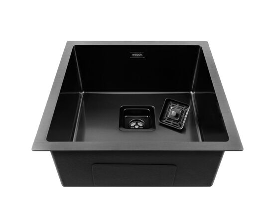 Мойка кухонная Weilor FILIGRAN WRC 4545 GRAPHIT, изображение 3 Мойка кухонная Weilor FILIGRAN WRC 4545 GRAPHIT, изображение 3