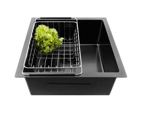 Мойка кухонная Weilor FILIGRAN WRC 4545 GRAPHIT, изображение 5 Мойка кухонная Weilor FILIGRAN WRC 4545 GRAPHIT, изображение 5