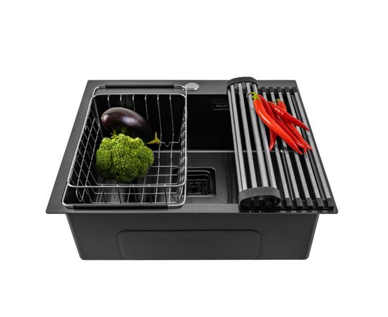 Мойка кухонная Weilor FILIGRAN WRC 5750 GRAPHIT, изображение 5 Мойка кухонная Weilor FILIGRAN WRC 5750 GRAPHIT, изображение 5