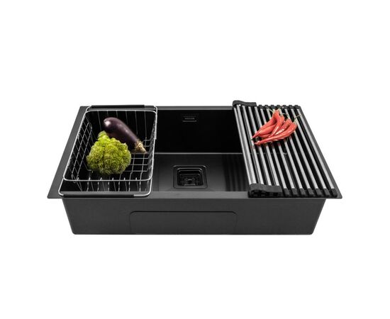 Мойка кухонная Weilor FILIGRAN WRC 7745 GRAPHIT, изображение 4 Мойка кухонная Weilor FILIGRAN WRC 7745 GRAPHIT, изображение 4