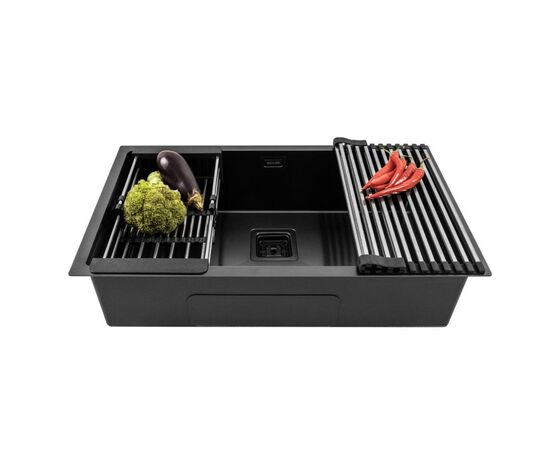 Мойка кухонная Weilor FILIGRAN WRC 7745 GRAPHIT, изображение 5 Мойка кухонная Weilor FILIGRAN WRC 7745 GRAPHIT, изображение 5