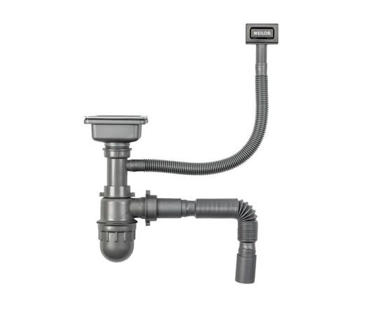 Мойка кухонная Weilor FILIGRAN WRC 7745 GRAPHIT, изображение 8 Мойка кухонная Weilor FILIGRAN WRC 7745 GRAPHIT, изображение 8