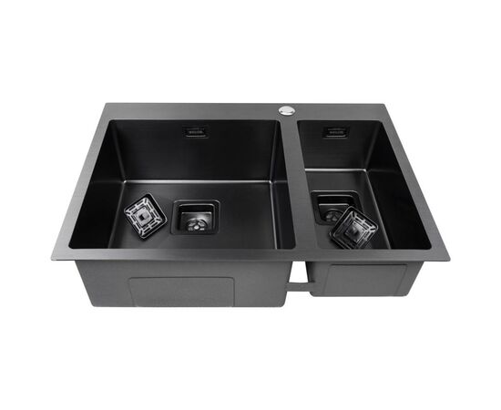 Мойка кухонная Weilor FILIGRAN WRC DB6950 GRAPHIT, изображение 3 Мойка кухонная Weilor FILIGRAN WRC DB6950 GRAPHIT, изображение 3