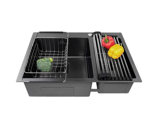 Мойка кухонная Weilor FILIGRAN WRC DB6950 GRAPHIT, изображение 5 Мойка кухонная Weilor FILIGRAN WRC DB6950 GRAPHIT, изображение 5