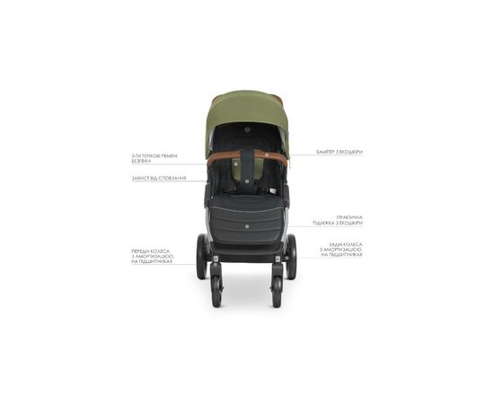 Коляска El Camino Dynamic (ME 1053 khaki), изображение 2 Коляска El Camino Dynamic (ME 1053 khaki), изображение 2