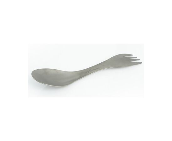 Ложка-вилка туристична TiTo Titanium 2 в 1 Grey (SPK2B1-GR)