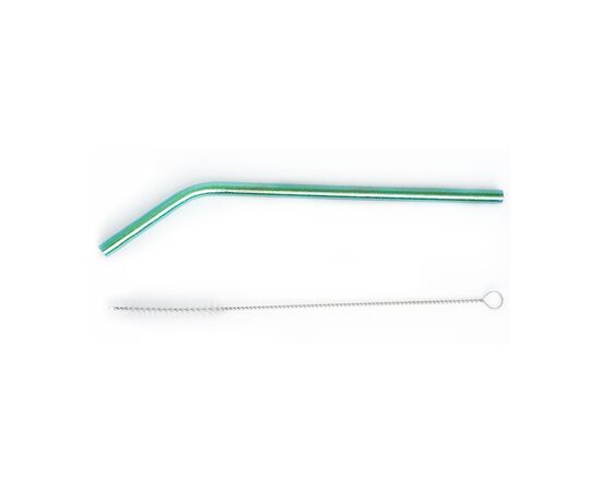 Трубочки туристические TiTo Titanium изогнутая Green (STB-GRN), изображение 2 Трубочки туристические TiTo Titanium изогнутая Green (STB-GRN), изображение 2