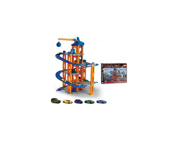Игровой набор Majorette Авто центр 5 уровней 5 машин моторизованный лифт (2059987), изображение 3