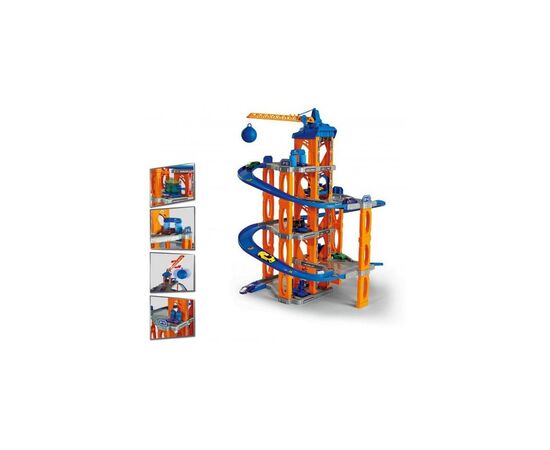 Игровой набор Majorette Авто центр 5 уровней 5 машин моторизованный лифт (2059987), изображение 4