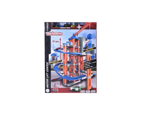 Игровой набор Majorette Авто центр 5 уровней 5 машин моторизованный лифт (2059987)
