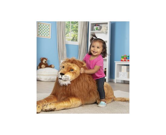 Мягкая игрушка Melissa&Doug Гигантский плюшевый лев, 1,8м (MD12102), изображение 3 Мягкая игрушка Melissa&Doug Гигантский плюшевый лев, 1,8м (MD12102), изображение 3