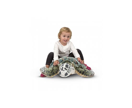 Мягкая игрушка Melissa&Doug Морская плюшевая черепаха (MD12127), изображение 3 Мягкая игрушка Melissa&Doug Морская плюшевая черепаха (MD12127), изображение 3