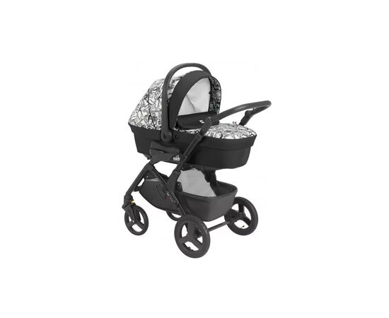 Коляска Cam 2 в 1 Dinamico Up Smart черно-белое граффити (897010/782)