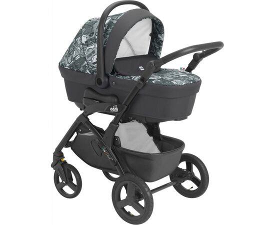 Коляска Cam 2 в 1 Dinamico Up Smart біло-сіре графіті (897010/819)