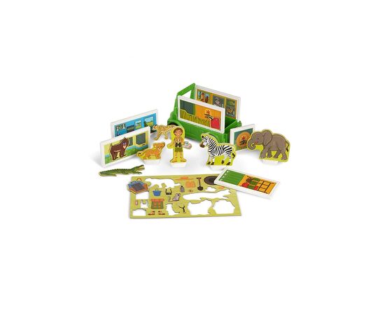 Игровой набор Melissa&Doug магнитный Сафари – спасательная машина (MD30666), изображение 2 Игровой набор Melissa&Doug магнитный Сафари – спасательная машина (MD30666), изображение 2
