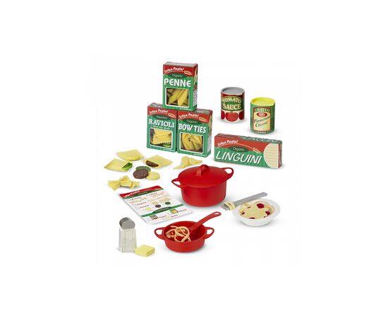 Игровой набор Melissa&Doug Приготовь и подай пасту (MD19361), изображение 2 Игровой набор Melissa&Doug Приготовь и подай пасту (MD19361), изображение 2