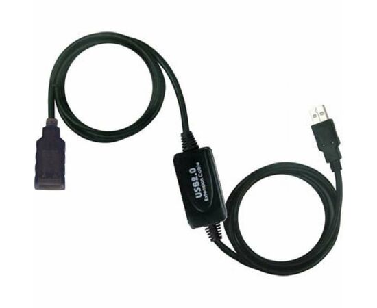 Дата кабель USB 2.0 AM/AF активний Viewcon (VV 043-15м.)