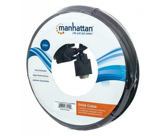 Кабель мультимедийный VGA 7.5m Manhattan (373708), изображение 4 Кабель мультимедийный VGA 7.5m Manhattan (373708), изображение 4