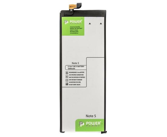 Аккумуляторная батарея для телефона PowerPlant Samsung Note 5 (EB-BN920ABE) 3000mAh (SM170449)