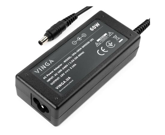 Блок питания к ноутбуку Vinga Samsung 60W 19V 3.16А разъем 5.5*3.0 (VPA-1934-SM5530-101), изображение 3 Блок питания к ноутбуку Vinga Samsung 60W 19V 3.16А разъем 5.5*3.0 (VPA-1934-SM5530-101), изображение 3