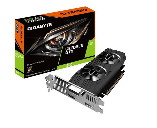 Відеокарта GIGABYTE GeForce GTX1650 4096Mb OC LP (GV-N1650OC-4GL)