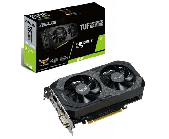 Видеокарта ASUS GeForce GTX1650 4096Mb TUF D6 GAMING (TUF-GTX1650-4GD6-GAMING)