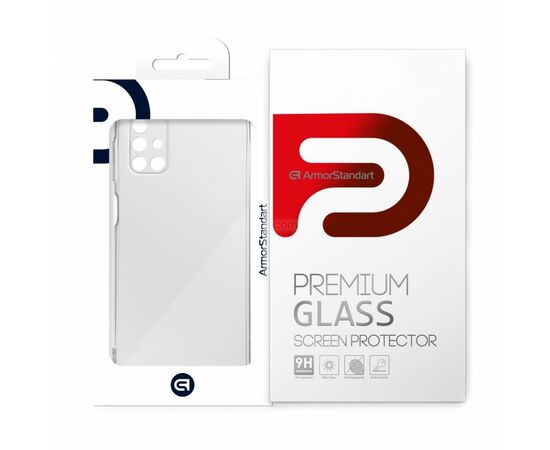 Чехол для моб. телефона Armorstandart Samsung M31s Air Series Panel + Full Glue Glass (ARM58045), изображение 2