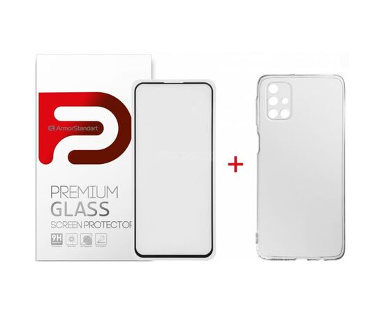 Чохол до моб. телефона Armorstandart Samsung M31s Air Series Panel + Full Glue Glass (ARM58045)