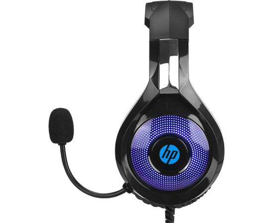 Наушники HP DHE-8010 Gaming Blue LED Black (DHE-8010), изображение 3 Наушники HP DHE-8010 Gaming Blue LED Black (DHE-8010), изображение 3