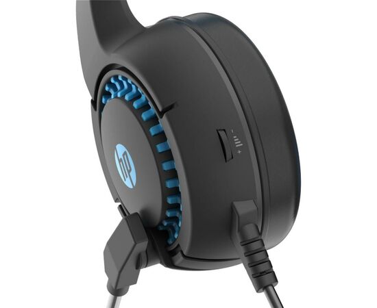 Наушники HP DHE-8011UM Gaming Blue LED Black (DHE-8011UM), изображение 5 Наушники HP DHE-8011UM Gaming Blue LED Black (DHE-8011UM), изображение 5