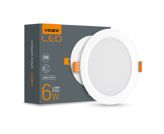 Светильник Videx LED 6W 5000K 220V (VL-DLBR-065), изображение 4 Светильник Videx LED 6W 5000K 220V (VL-DLBR-065), изображение 4