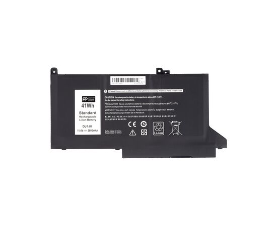 Акумулятор до ноутбука DELL Latitude 7280 (DJ1J0) 11.4V 3600mAh PowerPlant (NB441488)