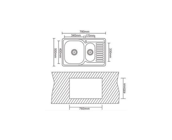Мойка кухонная Interline STYLE sateen, изображение 9