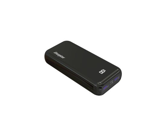 Батарея универсальная Energizer 20000 mAh, Li-pol, QC, Type-C*1, USB*2, Type-C PD 2.0 (UE20011PQ)