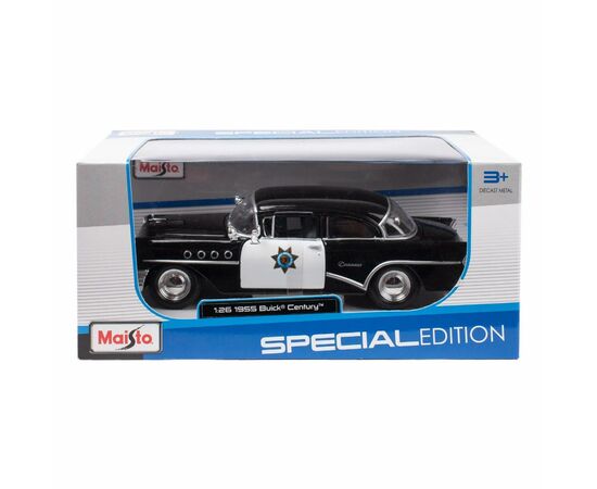 Машина Maisto 1955 Buick Century (1:26) чорний (31295 black), зображення 5 Машина Maisto 1955 Buick Century (1:26) чорний (31295 black), зображення 5