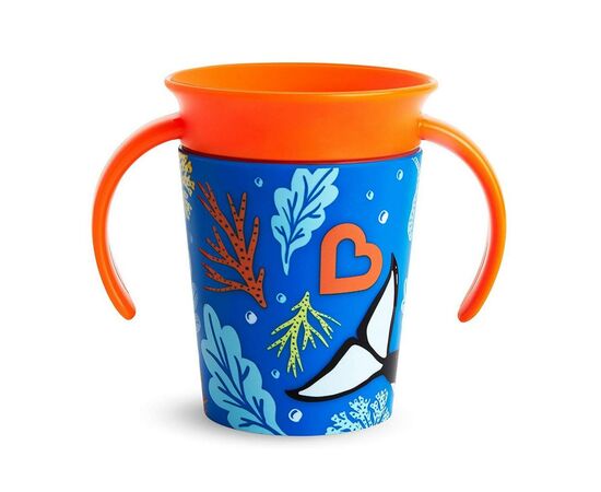 Поїльник-непроливайка Munchkin Miracle 360 Trainer cup Косатка 177 мл (051775), зображення 2 Поїльник-непроливайка Munchkin Miracle 360 Trainer cup Косатка 177 мл (051775), зображення 2